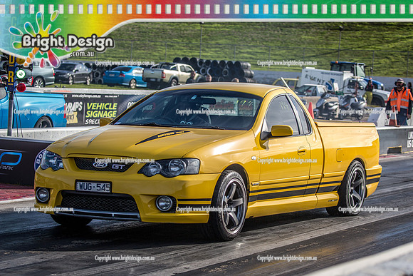 Sunday Funday @ Calder Park Drag Racing Sunday 16 June 2019 (119943)   WUG545