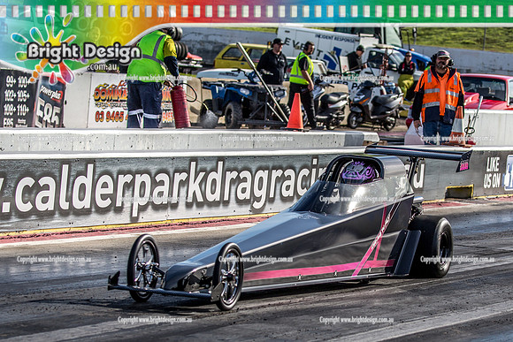 Sunday Funday @ Calder Park Drag Racing Sunday 16 June 2019 (119945)  606 DRAG'N FLY SARAH OSBORNE