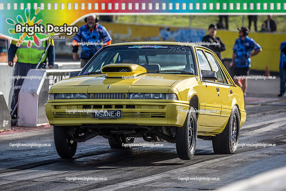 Sunday Funday @ Calder Park Drag Racing Sunday 16 June 2019 (119962)   7155 NSANE8 CHRIS MURRAY BAKER
