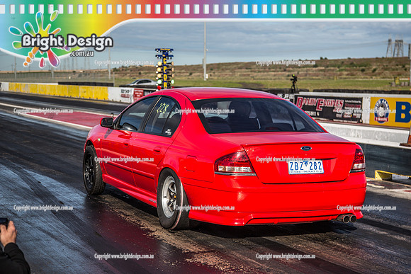 Sunday Funday @ Calder Park Drag Racing Sunday 16 June 2019 (120068)  ZBZ282  CLB668