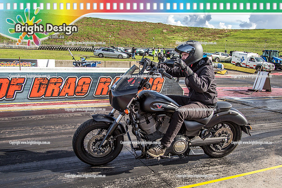 Sunday Funday @ Calder Park Drag Racing Sunday 16 June 2019 (120109)   VICTORY BIKE 2C8EY