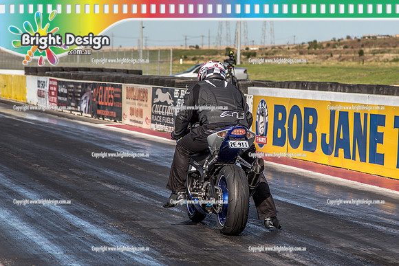 Sunday Funday @ Calder Park Drag Racing Sunday 16 June 2019 (120122)   2E9II BIKE