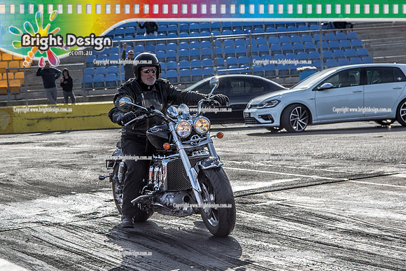 Sunday Funday @ Calder Park Drag Racing Sunday 16 June 2019 (120135)    TRIUMPH BIKE RKT