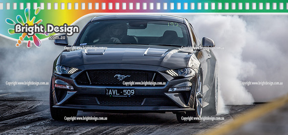 Sunday Funday @ Calder Park Drag Racing Sunday 16 June 2019 (119886)-2  AVL509  Mustang