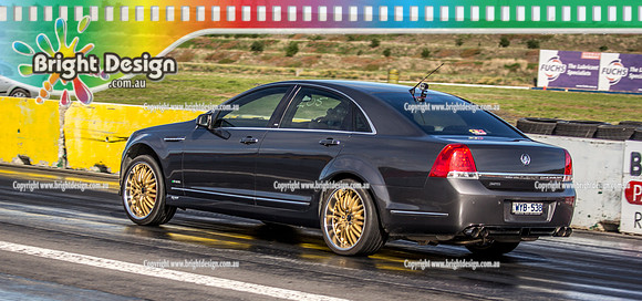 Sunday Funday @ Calder Park Drag Racing Sunday 16 June 2019 (119965)  WYB538