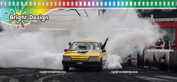 Summernats 28 Sunday 4 Jan 2015  BD  (8119)  LSONE BURNOUT