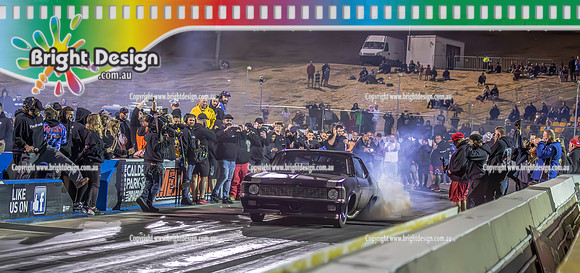 AAAA Street Outlaws NPK No Prep Kings vs Australia @ Calder D2 19 March 2023 (149411) SHAWN MURDER NOVA