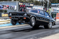 AA Ford vs Holden Nationals @ Heathcote Park Raceway Sat 26 Oct 2019 (25255)  NATHAN RELL  BLACK LX TORANA