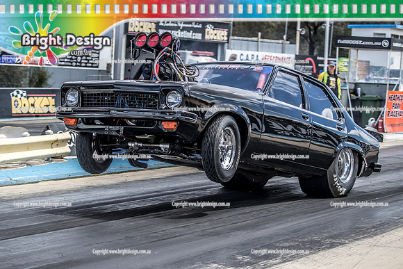 AA Ford vs Holden Nationals @ Heathcote Park Raceway Sat 26 Oct 2019 (25255)  NATHAN RELL  BLACK LX TORANA