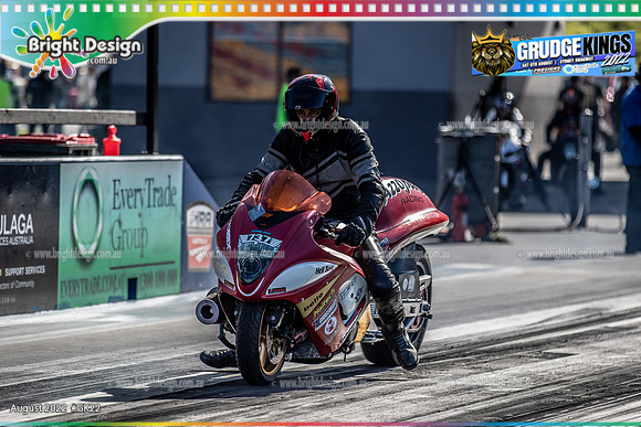 GK22 Grudge Kings @ Sydney Dragway Saturday 6 Aug 2022 (40726)  BIKE 737 ALEX BORG AZZOPARDI RACING