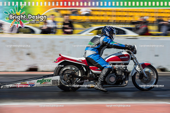 ANDRA Street Outlaws Drag Racing Quals Rnd 5 @ Calder Park 24 September 2014 (24249)  BIKE