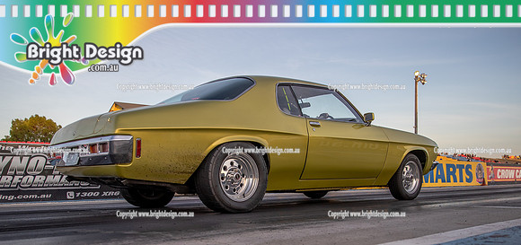 Fast Friday & Roll Racing @ Calder Park Drag Racing 28 February 2025 (178413) HQK383 JAMIE BROWN