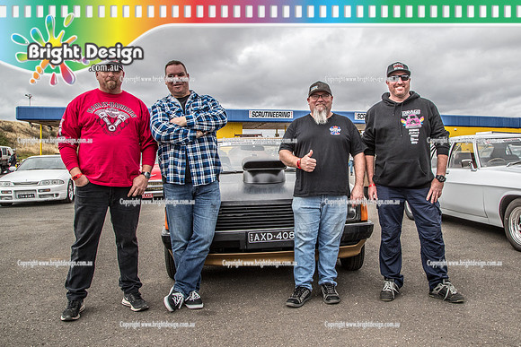 Street Machine Drag Challenge 6 SMDC6 2019  BDMP0102  AXD408 CRAIG TEX WALKER CREW