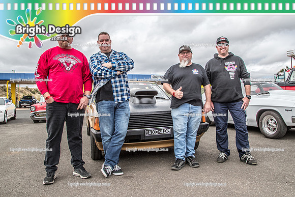 Street Machine Drag Challenge 6 SMDC6 2019  BDMP0103 AXD408 CRAIG TEX WALKER CREW