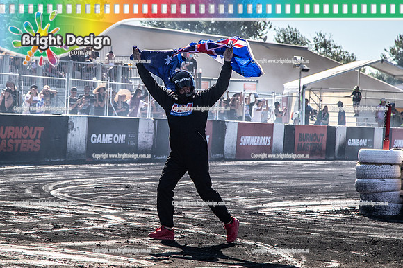 Summernats 34 Sunday 9 Jan 2022  BDMP2549  LUXIFER BURNOUT