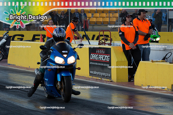 ANDRA Street Outlaws Drag Racing Quals Rnd 6 @ Calder Park 10 October 2014  (26017)  BIKE