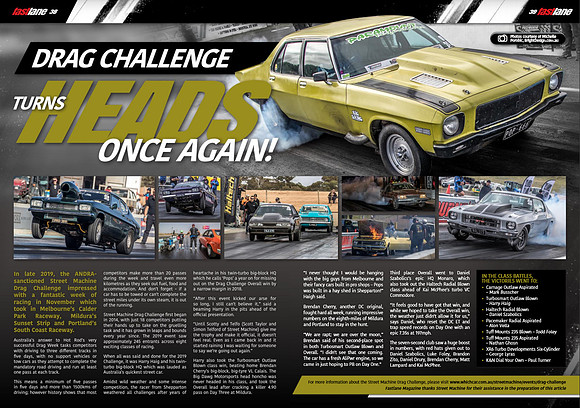 Fast Lane issue 30 Febraury 2020 editional SMDC 6 Nov 2019