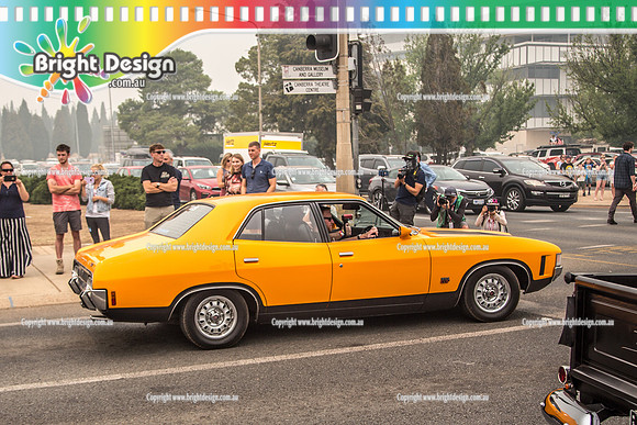 Summernats 33 Thursday 2 Jan 2020  BDM20022  XA ORANGE TBC Street Cruise
