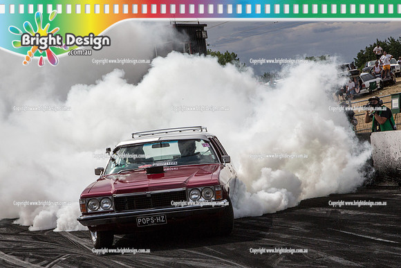 Summernats 28 Sunday 4 Jan 2015  BD  (8286)  POPSHZ BURNOUT