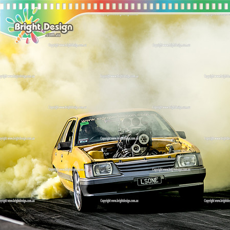 Summernats 33 Saturday 4 Jan 2020  BDMP6620  LSONE BURNOUT WINNER