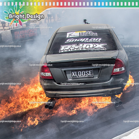 Summernats 33 Saturday 4 Jan 2020  BDMP5490 SQ  XLOOSE FIRE BURNOUT
