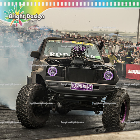 Summernats 33 Sunday 5 Jan 2020  BDMP7603  HAMMERTIME BURNOUT