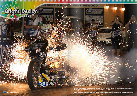 WARR Magazine Issue 3 - p12-13 Chris Porter Cracker  ANDRA Photo of the Competiton 2014