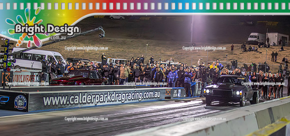 Street Outlaws NPK No Prep Kings vs Australia @ Calder D2 19 March 2023 (149493) JUSTIN 0185 MARK BUSHY BUSSCHER