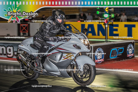AA Fast Friday @ Calder Park Drag Racing Friday 1 November 2019 (132528)  2E1TH CHRIS BIKE