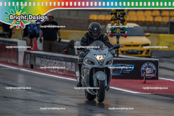 Fast Friday @ Calder Park Drag Racing Friday 1 November 2019 (131818)  2E1TH CHRIS BIKE