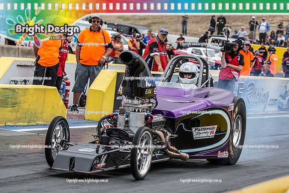 ANDRA Australian Nationals D2 @ Calder Park Raceway Sunday 24 JAN 2016  (47451)  EAA 1359 PURPLE  DAVID DEQUEN