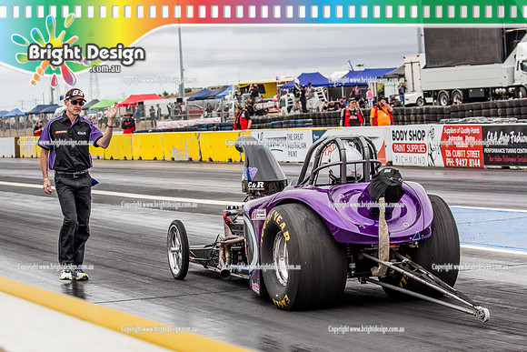 ANDRA Australian Nationals D2 @ Calder Park Raceway Sunday 24 JAN 2016  (47452)  EAA 1359 PURPLE  DAVID DEQUEN