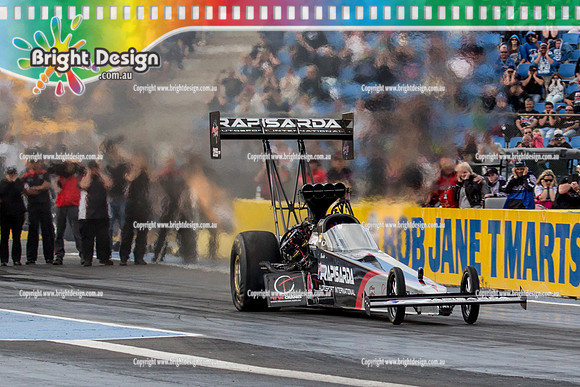 AA ANDRA Australian Nationals D2 @ Calder Park Raceway Sunday 24 JAN 2016  (47942)  RAPISARDA  TOP FUEL TF 2155 WAYNE NEWBY
