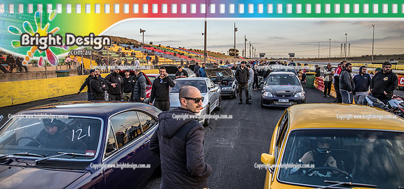 Fast Friday @ Calder Park Drag Racing Friday 11 October 2019 (128163)  02894H  7133 FLYGTR DAVID Staging lanes
