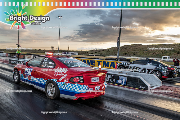 Fast Friday @ Calder Park Drag Racing Friday 11 October 2019 (128239)  BEAT THE HEAT SMOKEY SIX  BEAT THE HEAT TANGO5