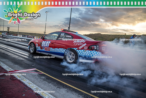Fast Friday @ Calder Park Drag Racing Friday 11 October 2019 (128236)  BEAT THE HEAT SMOKEY SIX
