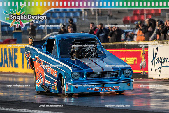Fast Friday @ Calder Park Drag Racing Friday 11 October 2019 (128085)  5833 THE STANG  TIM STEWART