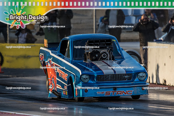 Fast Friday @ Calder Park Drag Racing Friday 11 October 2019 (128074)  5833 THE STANG  TIM STEWART
