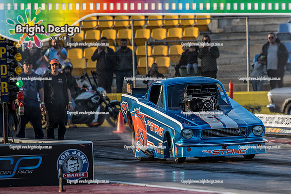 Fast Friday @ Calder Park Drag Racing Friday 11 October 2019 (128068)  5833 THE STANG  TIM STEWART