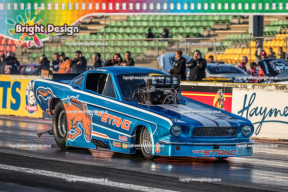 Fast Friday @ Calder Park Drag Racing Friday 11 October 2019 (128066)  5833 THE STANG  TIM STEWART