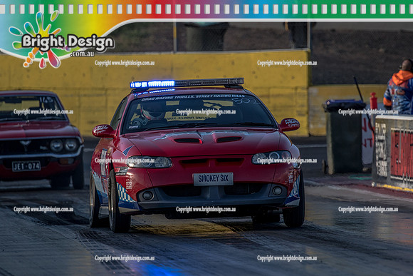 Fast Friday @ Calder Park Drag Racing Friday 11 October 2019 (127849)  BEAT THE HEAT SMOKEY SIX