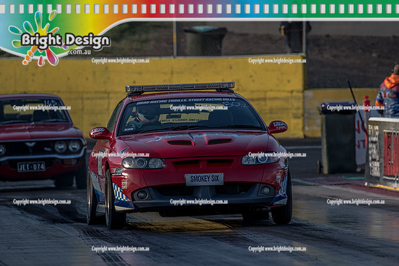 Fast Friday @ Calder Park Drag Racing Friday 11 October 2019 (127847)  BEAT THE HEAT SMOKEY SIX