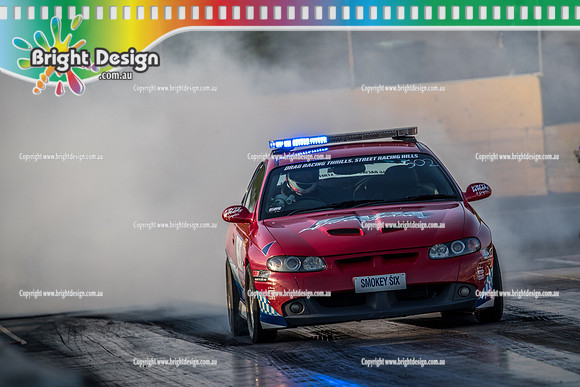 Fast Friday @ Calder Park Drag Racing Friday 11 October 2019 (127843)  BEAT THE HEAT SMOKEY SIX