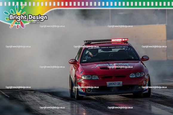 Fast Friday @ Calder Park Drag Racing Friday 11 October 2019 (127842)  BEAT THE HEAT SMOKEY SIX
