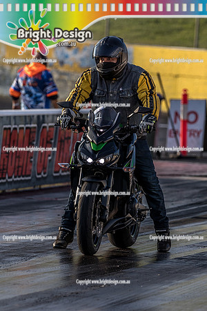 Fast Friday @ Calder Park Drag Racing Friday 11 October 2019 (127581)  BIKE kawasaki BLACK GREEN TBC 1Z4LL