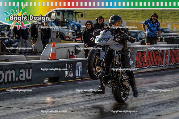Fast Friday @ Calder Park Drag Racing Friday 11 October 2019 (127593)  KAWASAKI BIKE Darren Grima tbc
