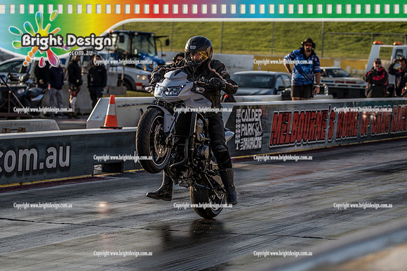 Fast Friday @ Calder Park Drag Racing Friday 11 October 2019 (127594) KAWASAKI BIKE Darren Grima tbc