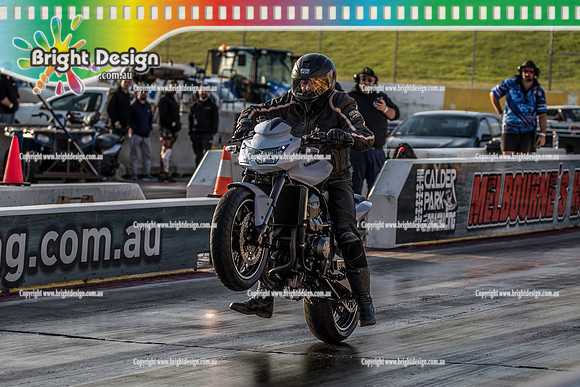 Fast Friday @ Calder Park Drag Racing Friday 11 October 2019 (127595)  KAWASAKI BIKE Darren Grima tbc