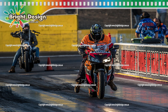 Fast Friday @ Calder Park Drag Racing Friday 11 October 2019 (128031) GJ416 RESPOL BIKE