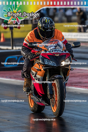 Fast Friday @ Calder Park Drag Racing Friday 11 October 2019 (128032)-2   GJ416 RESPOL BIKE